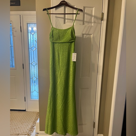 Bubble Gowns Dresses & Skirts - Green Sparkly Prom Dress